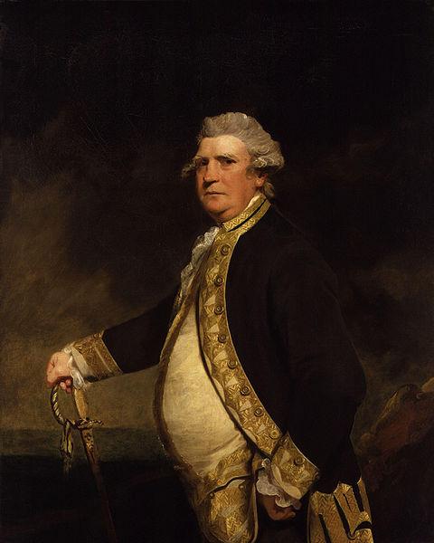Sir Joshua Reynolds Portrait of Admiral Augustus Keppel Sweden oil painting art